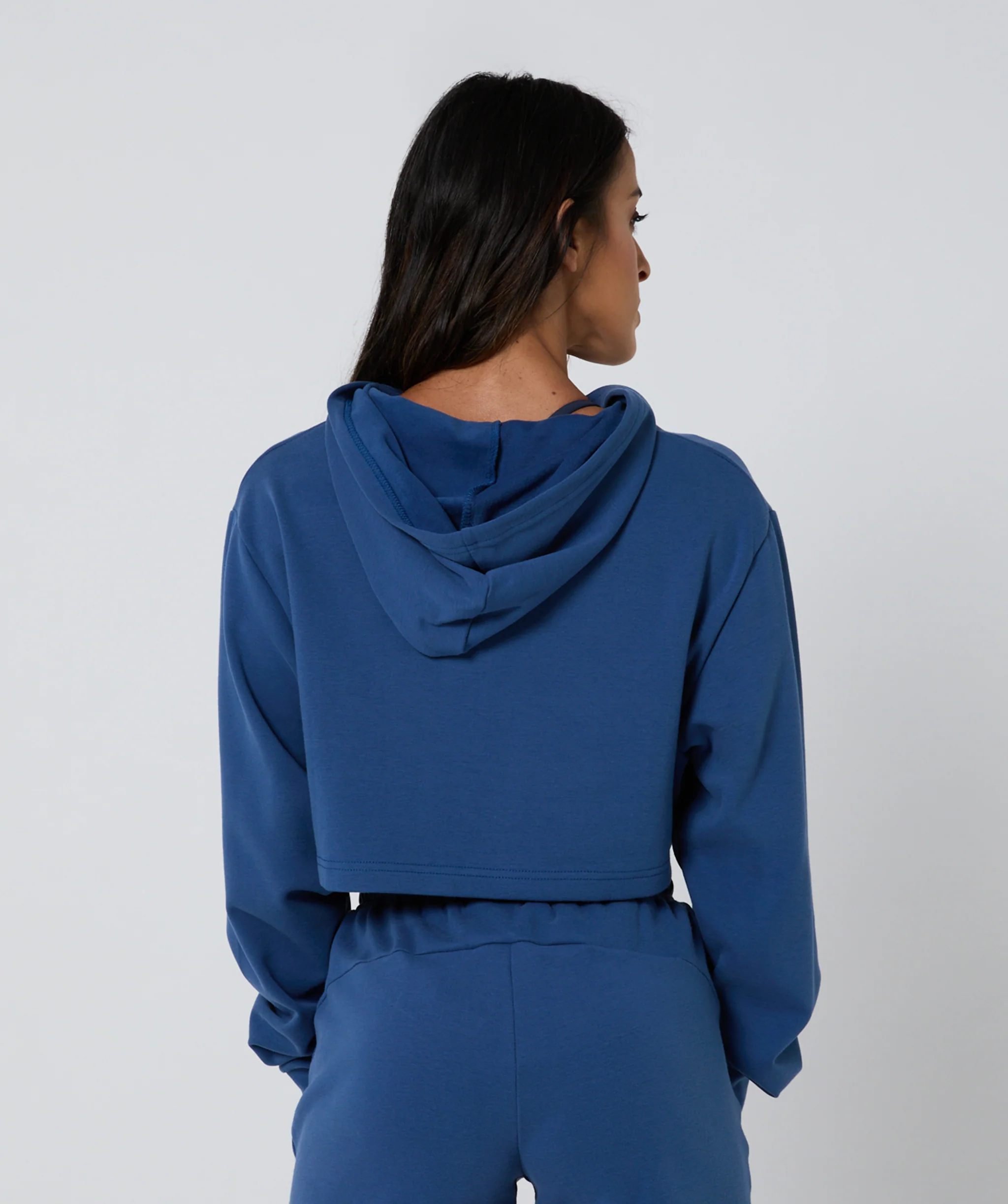 Ambition Crop Hoodie Burleigh Blue by OneMoreRep - Image 13