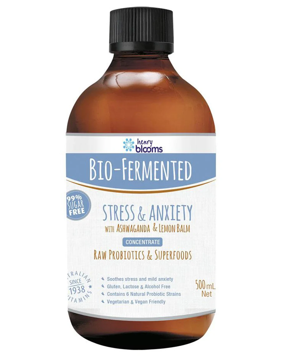 Bio-Fermented Stress and Anxiety with Ashwagandha and Lemon Balm by Henry Blooms - Image 2