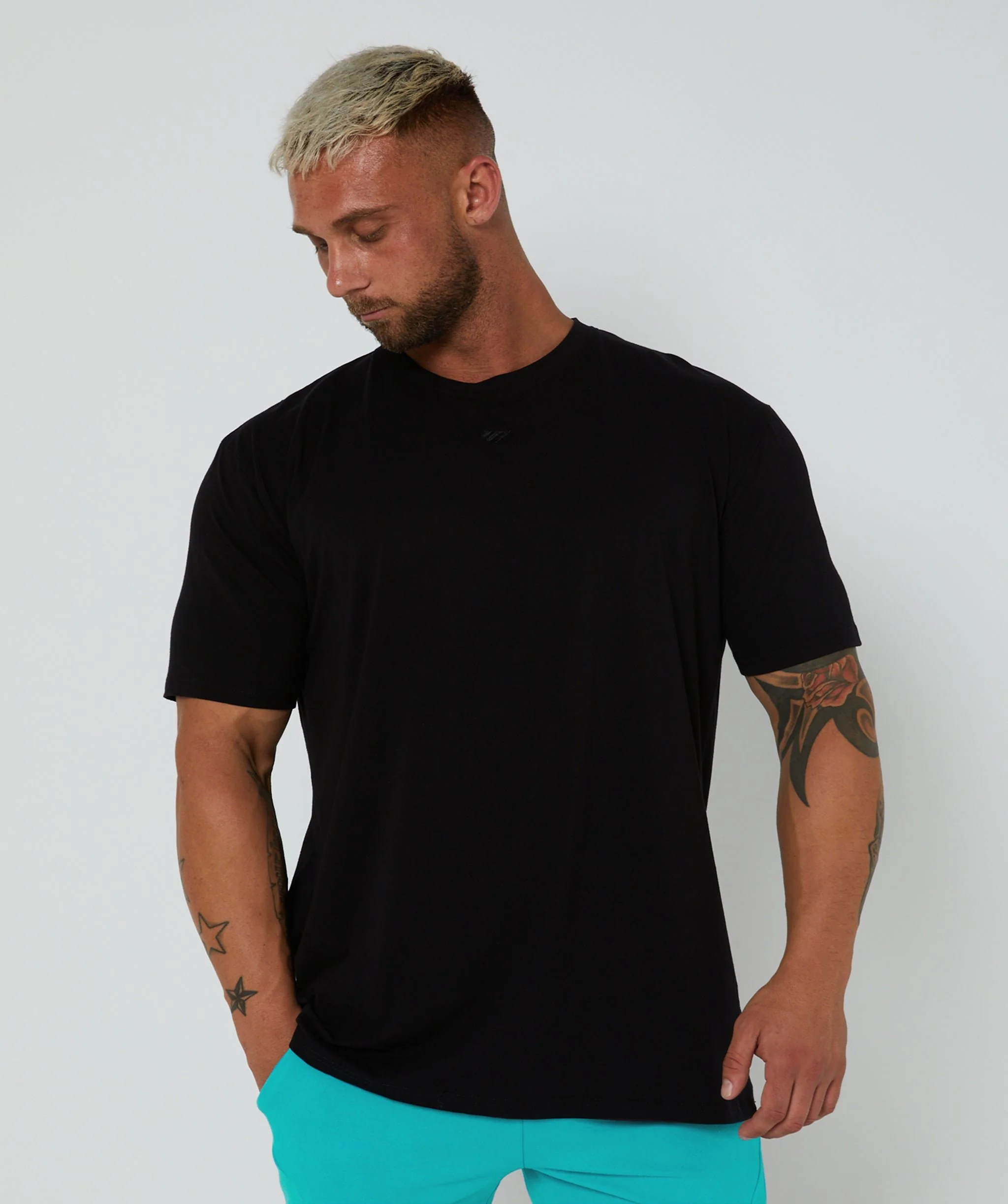Brace Standard T-Shirt (Black) by OneMoreRep - Image 3