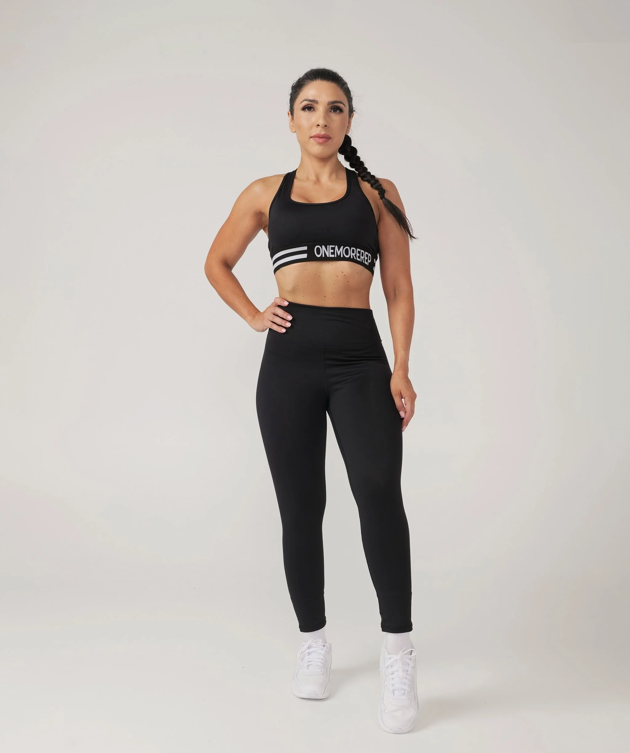 Core Leggings - 7/8 Length (Black) by OneMoreRep - Image 18