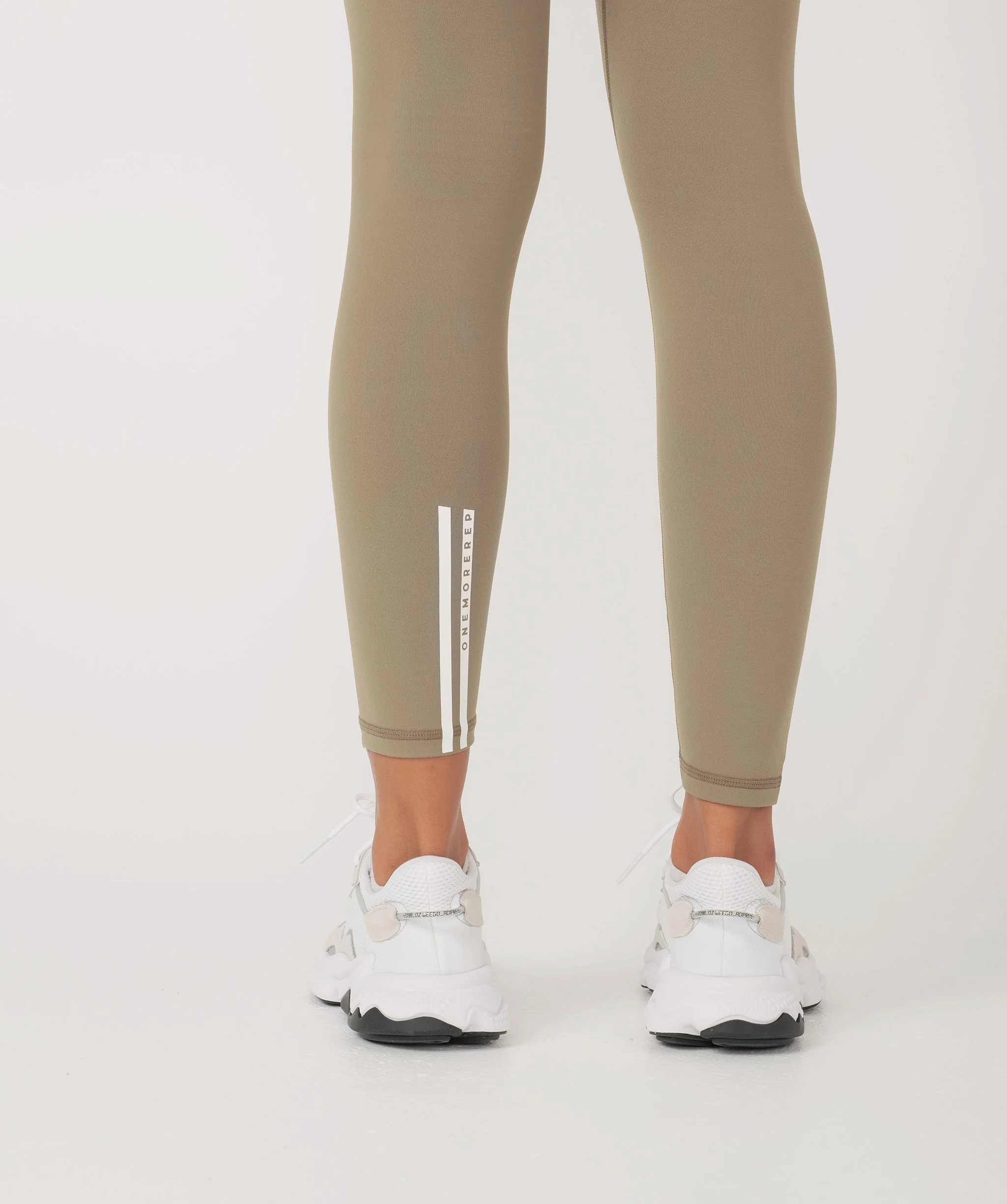 Core Leggings - Full Length (Khaki) by OneMoreRep - Image 2