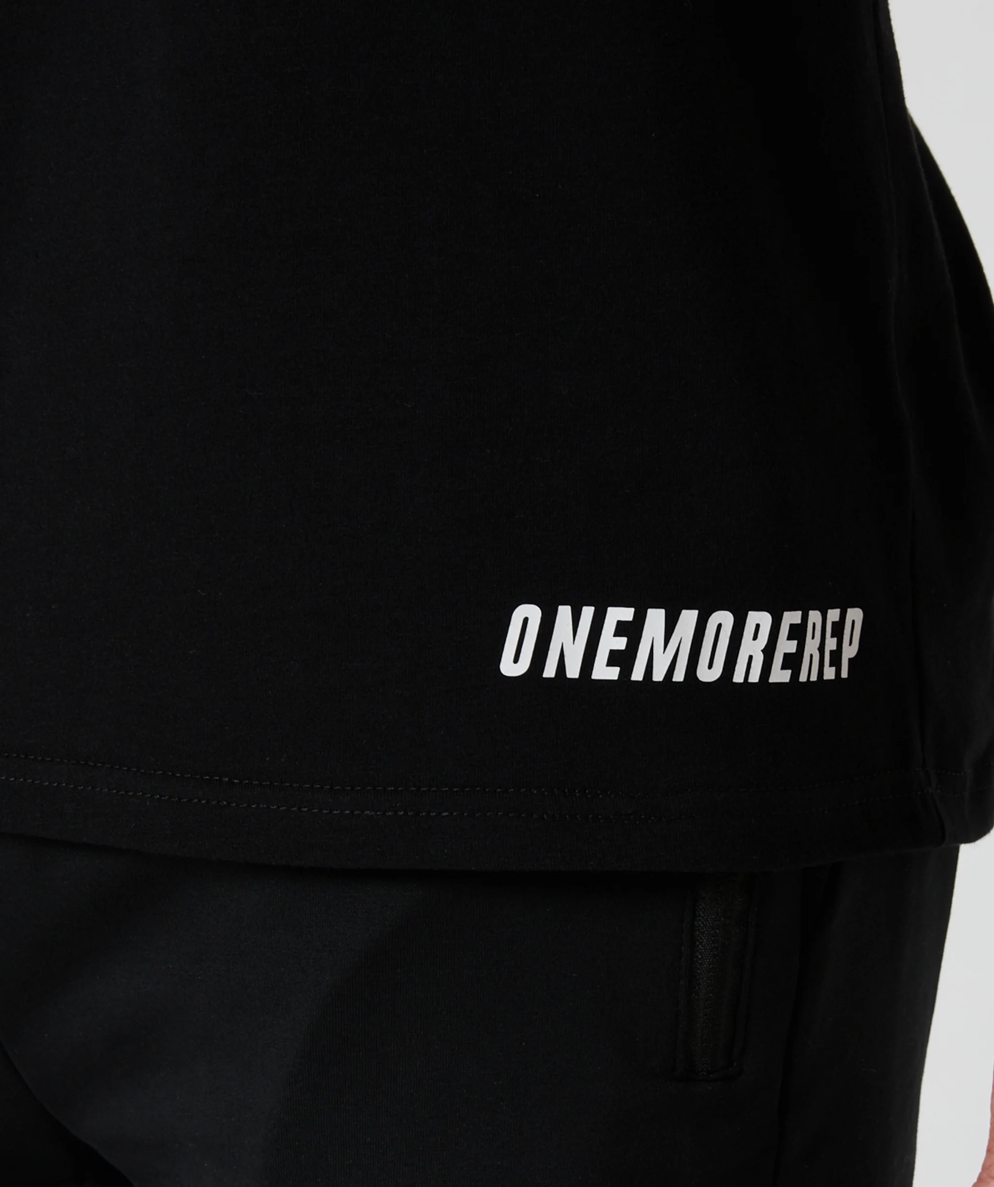 Core Muscle Tee Black by OneMoreRep - Image 6