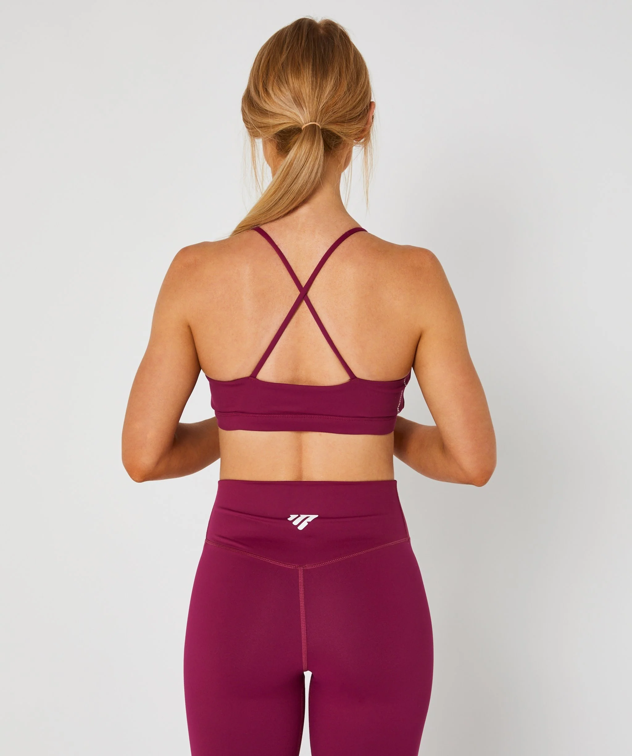 Core Strappy Sports Bra (Berry) by OneMoreRep - Image 2