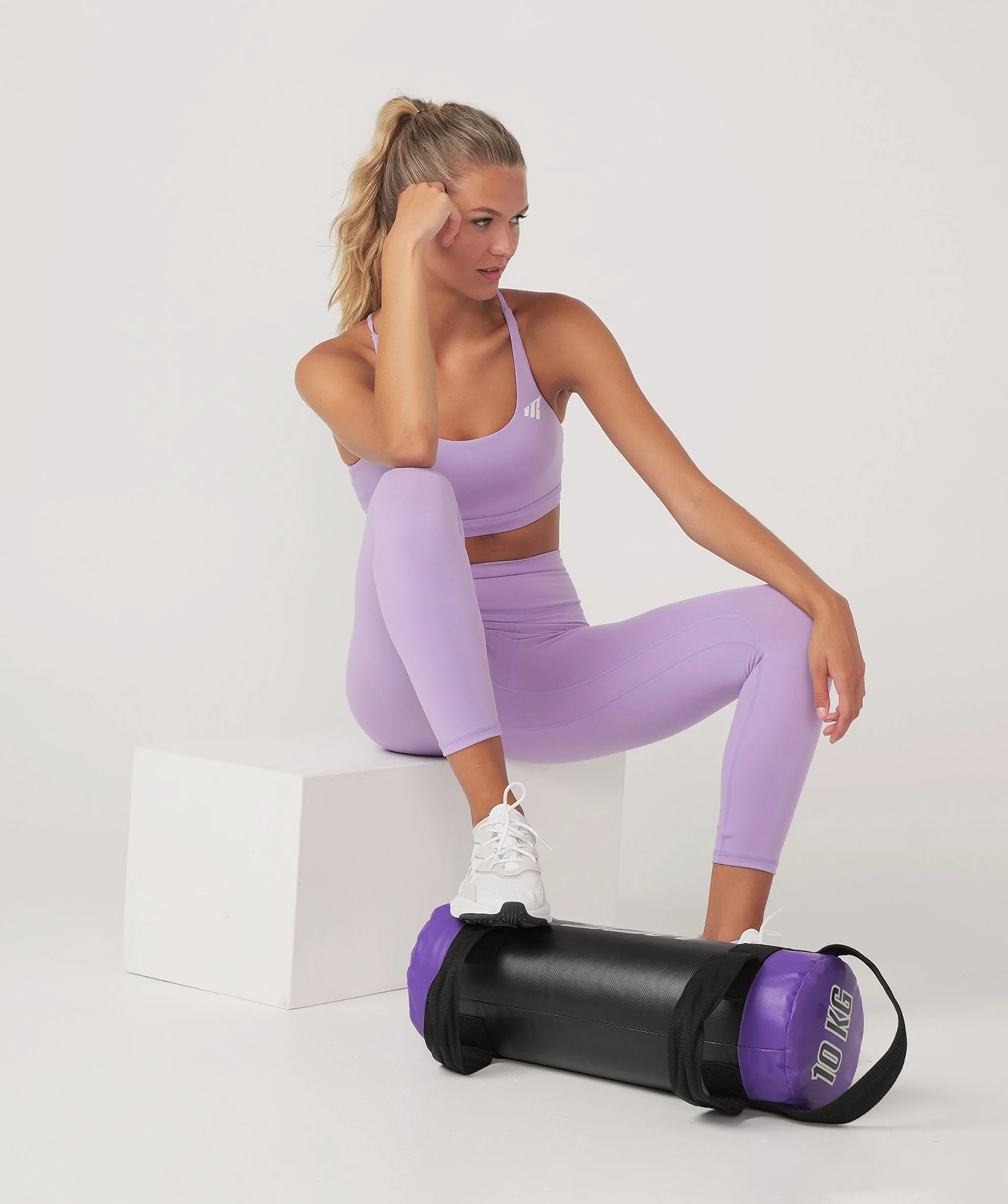 Core Strappy Sports Bra (Lilac) by OneMoreRep - Image 10
