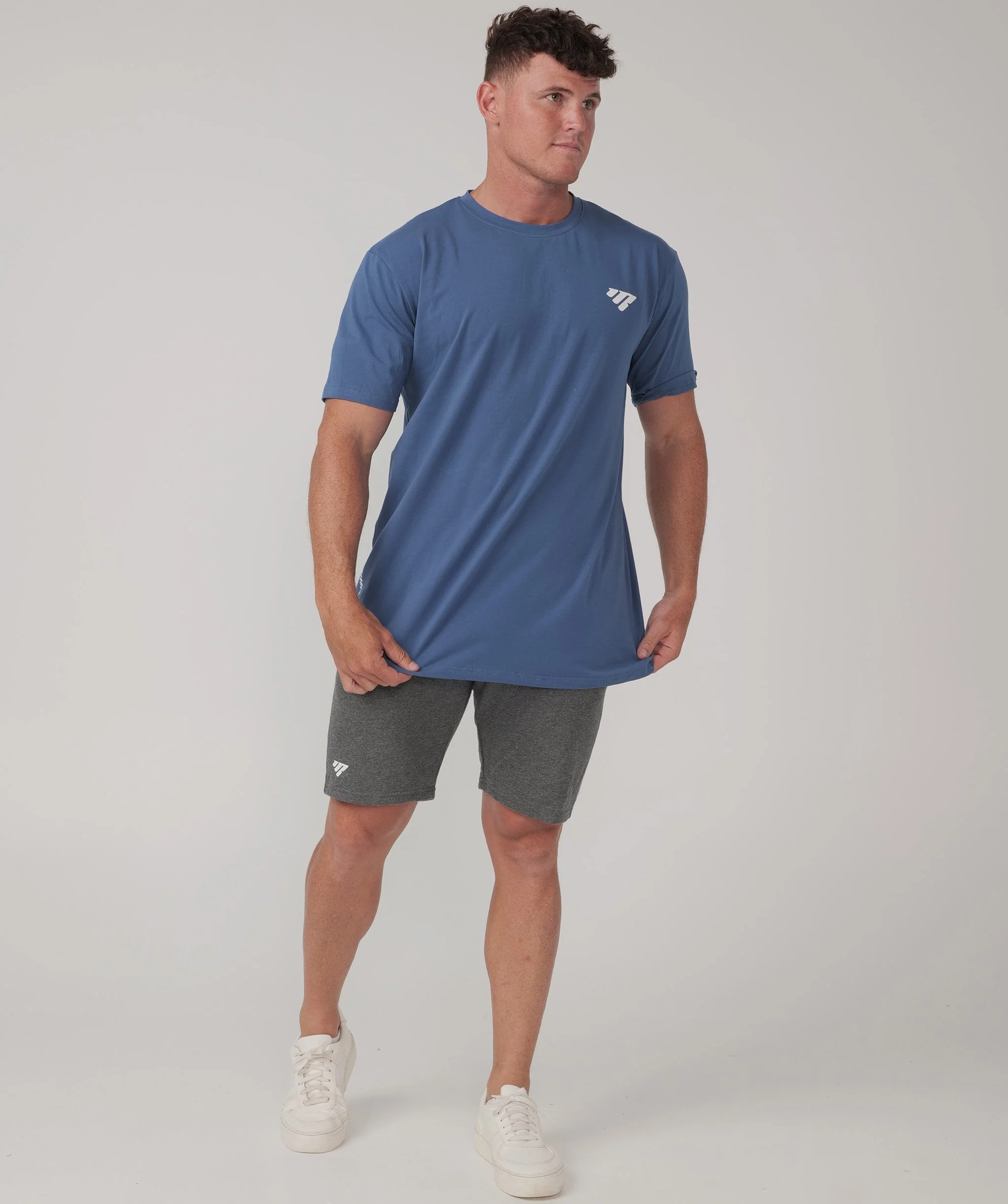 Iconic Balance Tee (Cobalt Blue) by OneMoreRep