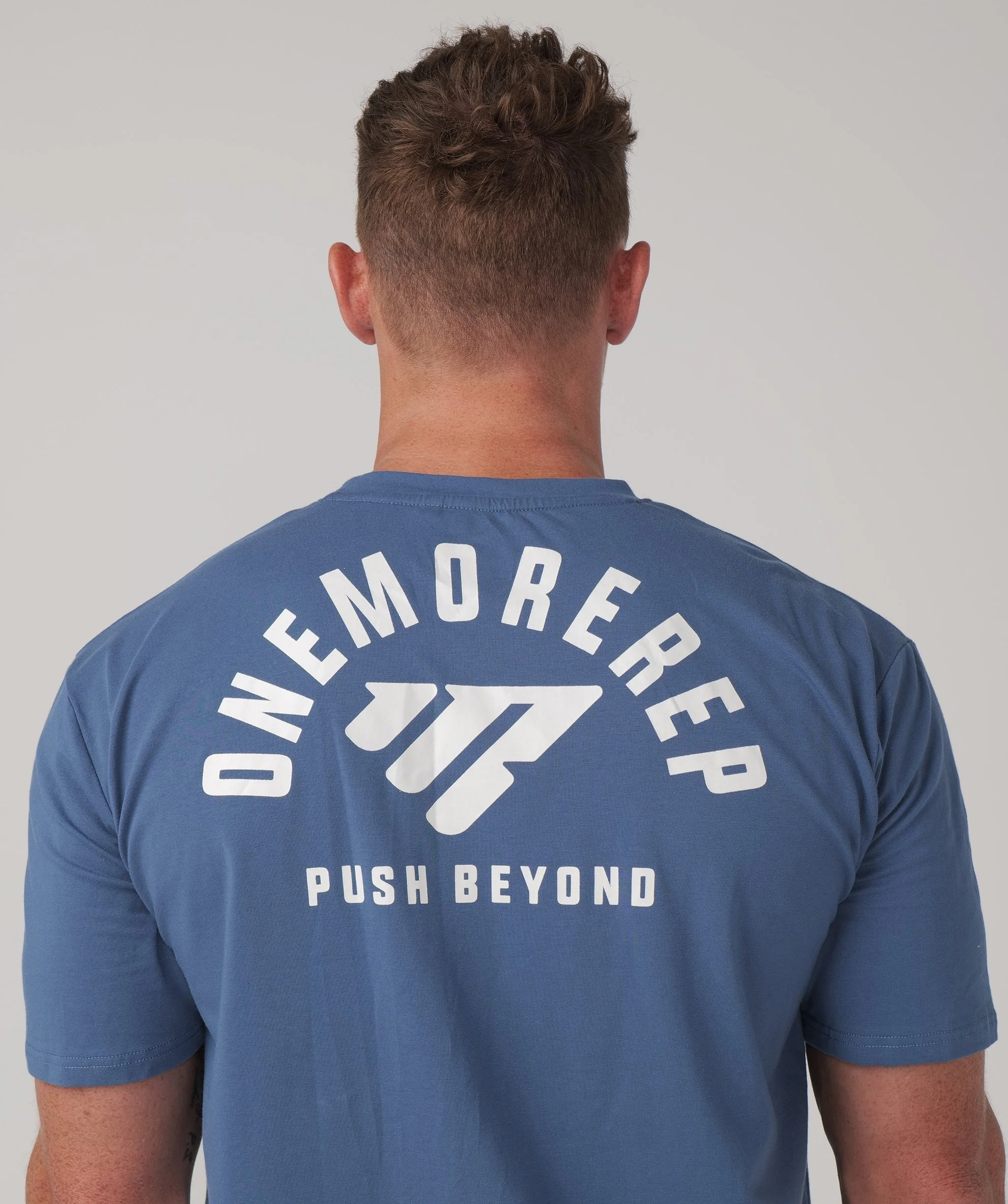Iconic Balance Tee (Cobalt Blue) by OneMoreRep - Image 2