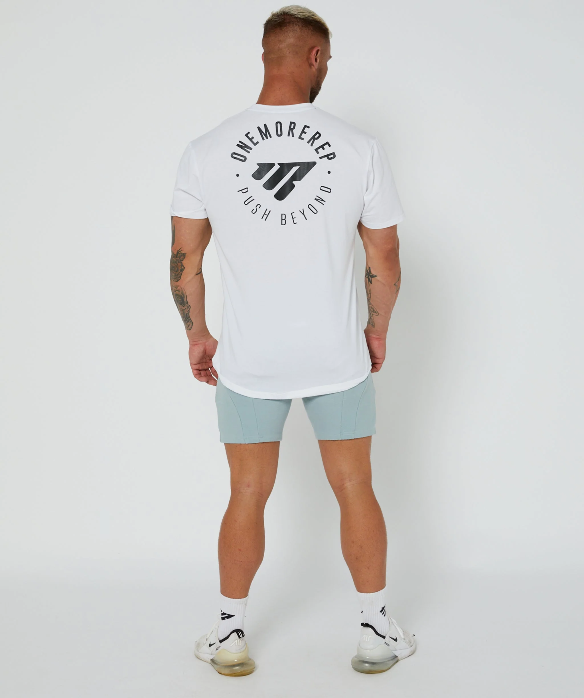 Iconic Max T-Shirt V2 (White) by OneMoreRep - Image 2
