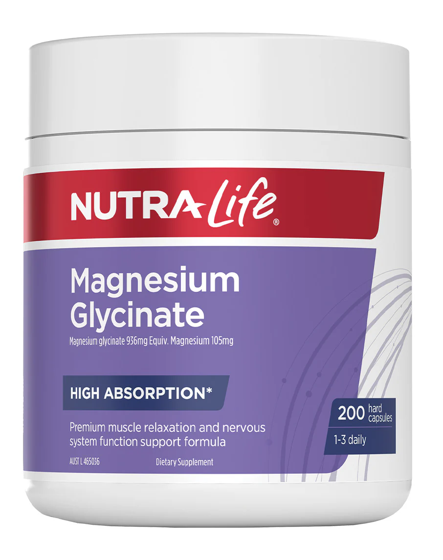 Magnesium Glycinate Capsules by Nutra Life