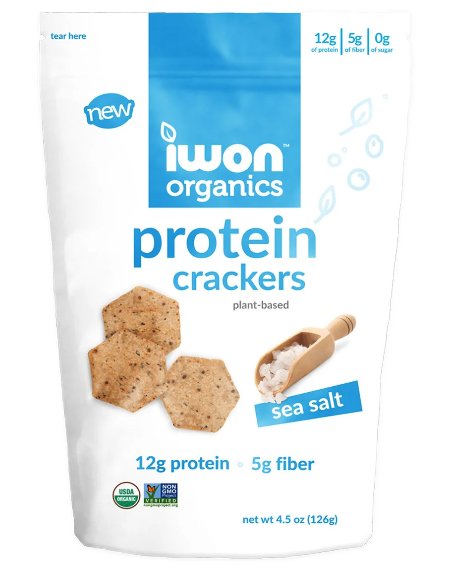 Protein Crackers by iwon Organics - Image 2