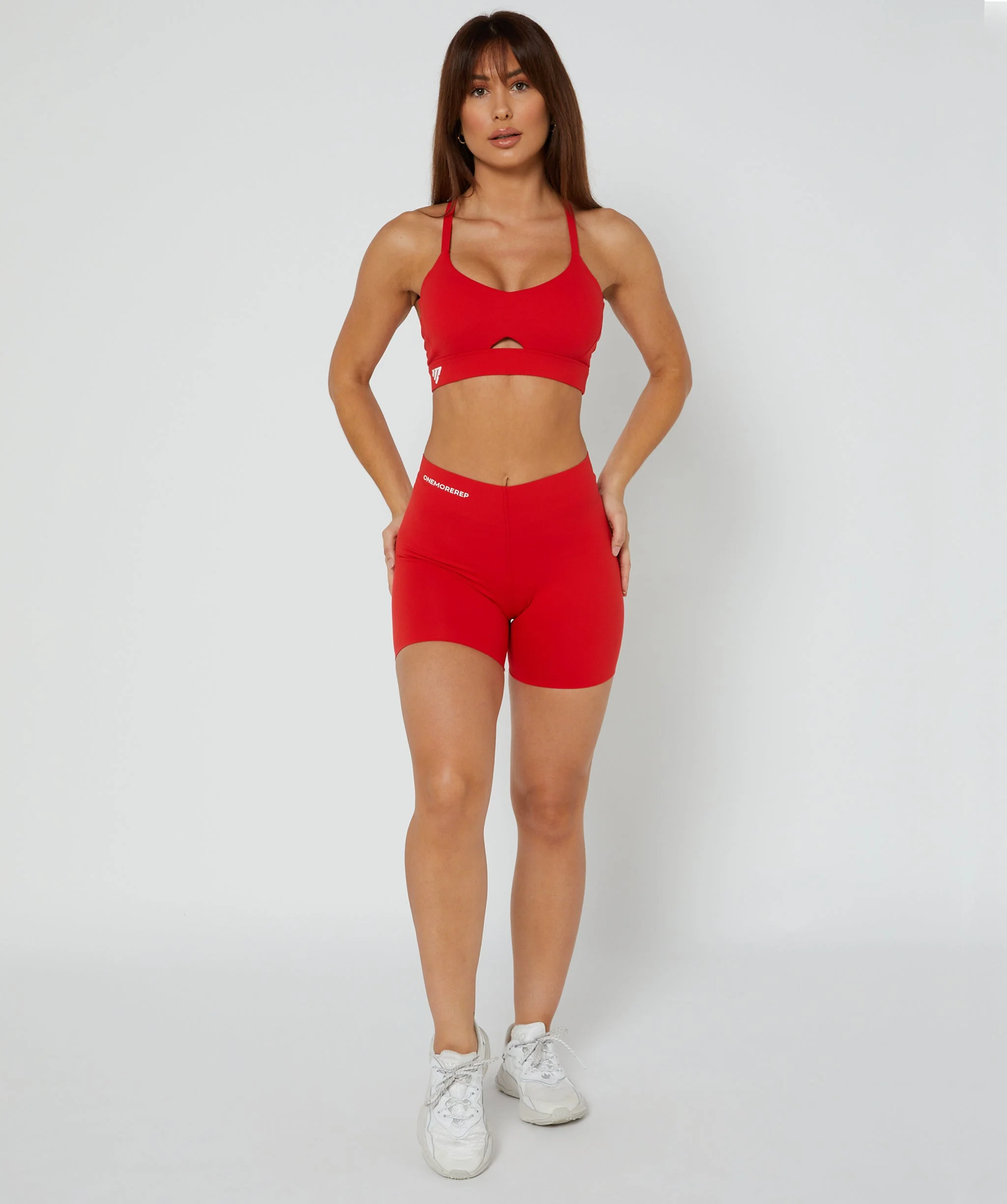 Sleek Shorts (Red) by OneMoreRep - Image 2