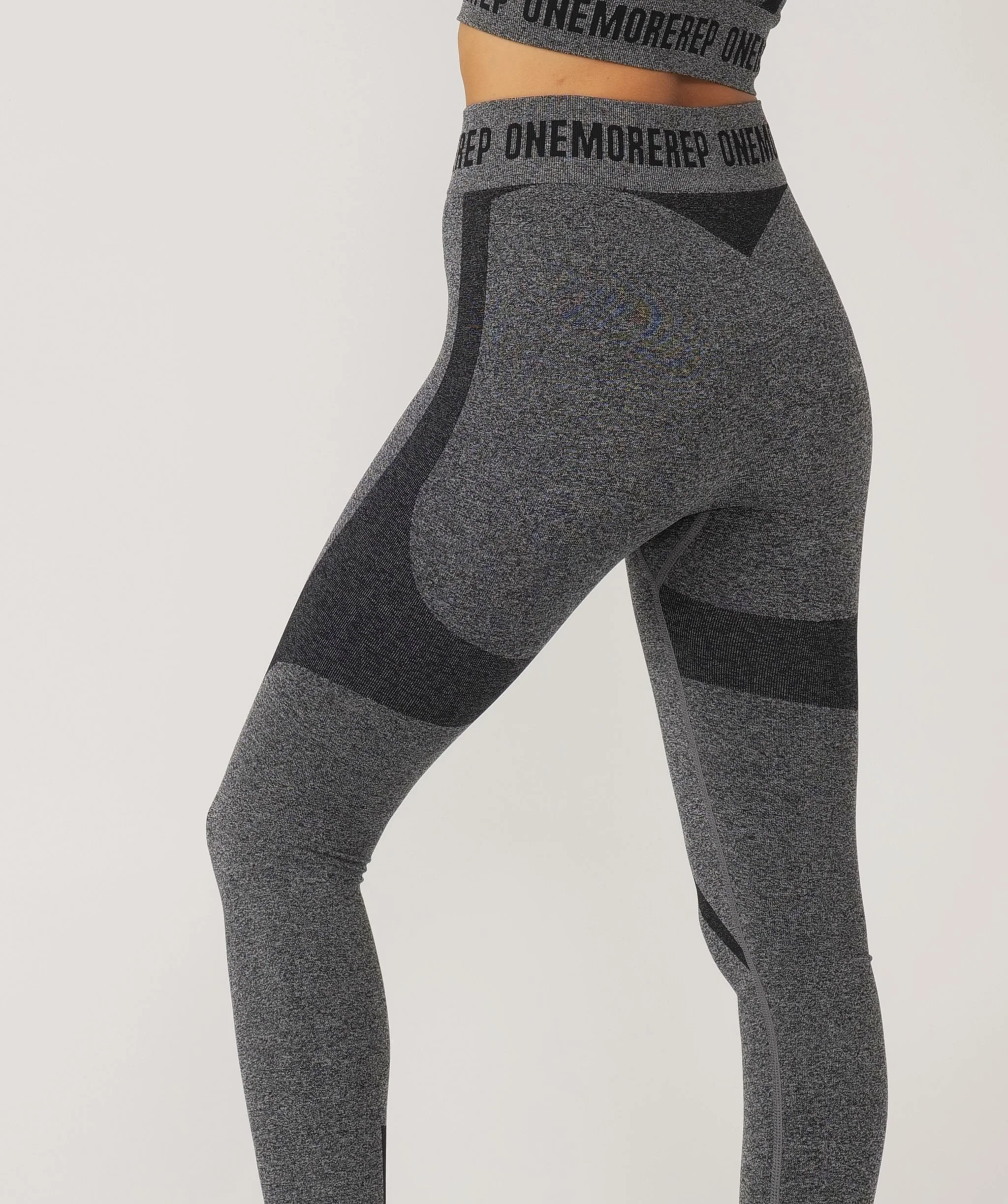 True Seamless Full Length Leggings (Black) by OneMoreRep - Image 2