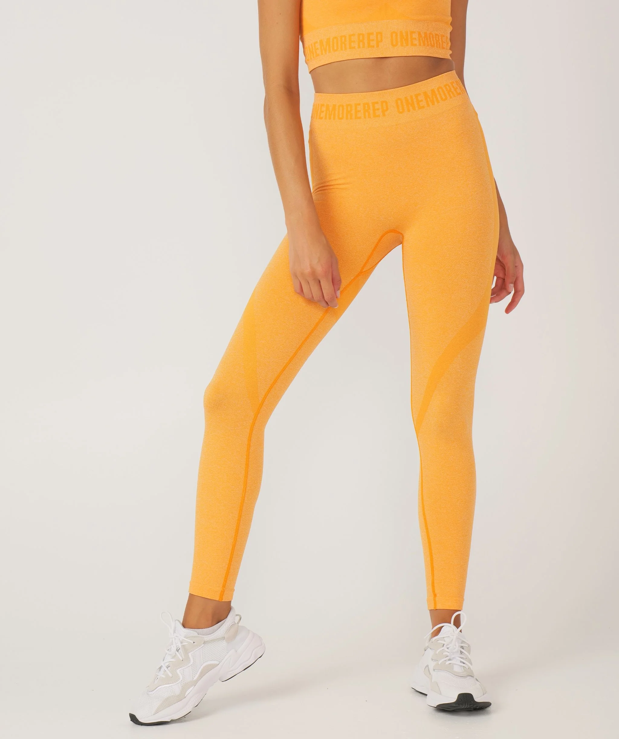 True Seamless Full Length Leggings (Flame) by OneMoreRep