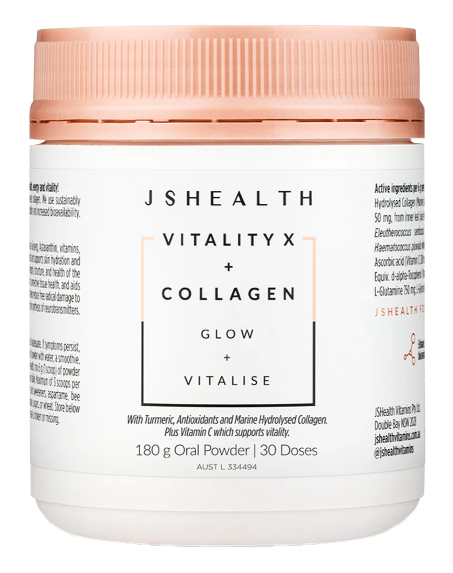 Vitality X + Collagen Glow + Vitalise by JSHealth Vitamins