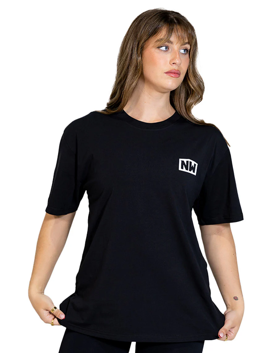 Wave Tee (Black/White) by Nutrition Warehouse - Image 5