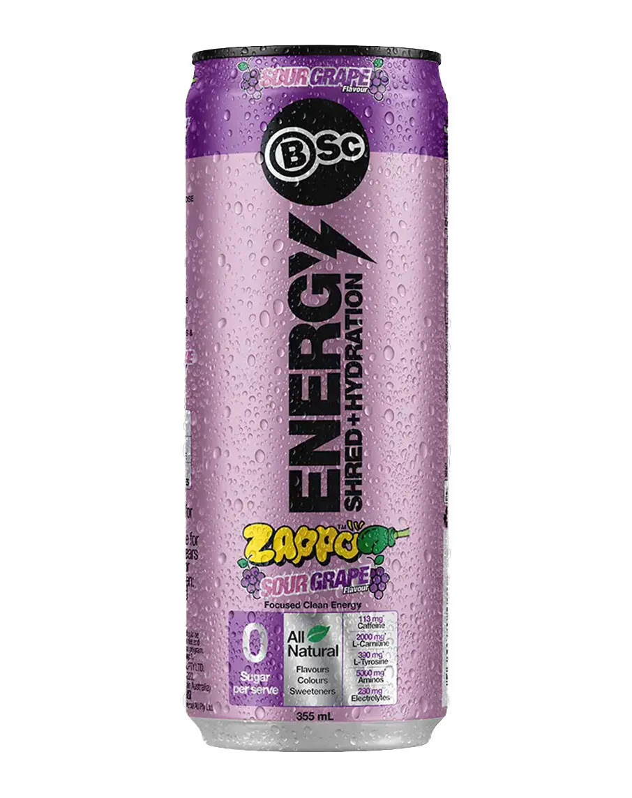 Zappo Energy Shred + Hydration RTD Drink by BSc Supplements